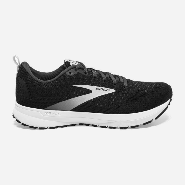 Brooks Revel 4 Womens Road Running Shoes - Black/Oyster/Silver - Philippines (079842HUZ)